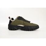 EM Sneakers Oakley Factory Team Chop Saw Brain Dead Olive Nubuck Leather