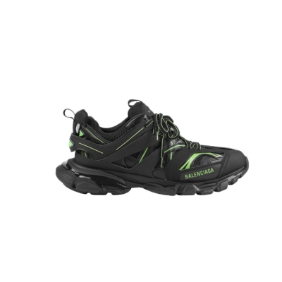 EM Sneakers Balenciaga Track Black Green(Without LED) 02