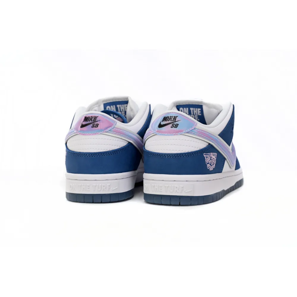 EM Sneakers Nike SB Dunk Low × Born Raised Blue White