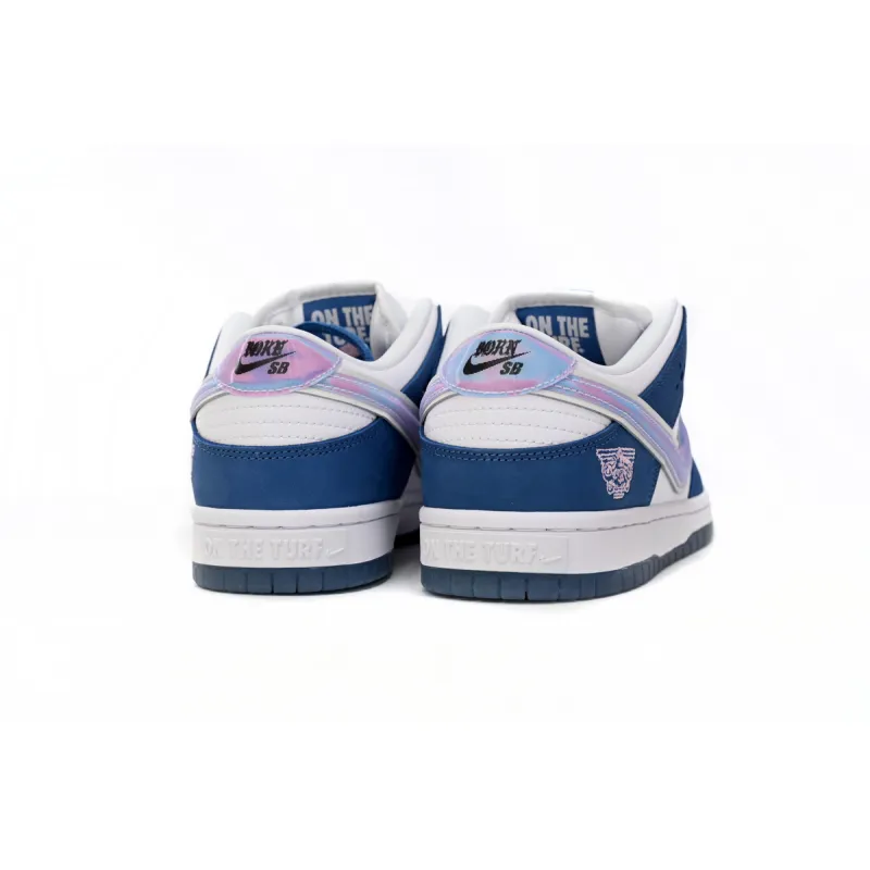 EM Sneakers Nike SB Dunk Low × Born Raised Blue White