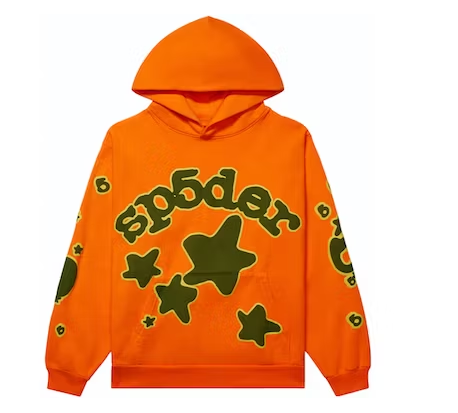 EM Sneakers Sp5der Beluga Hoodie Orange