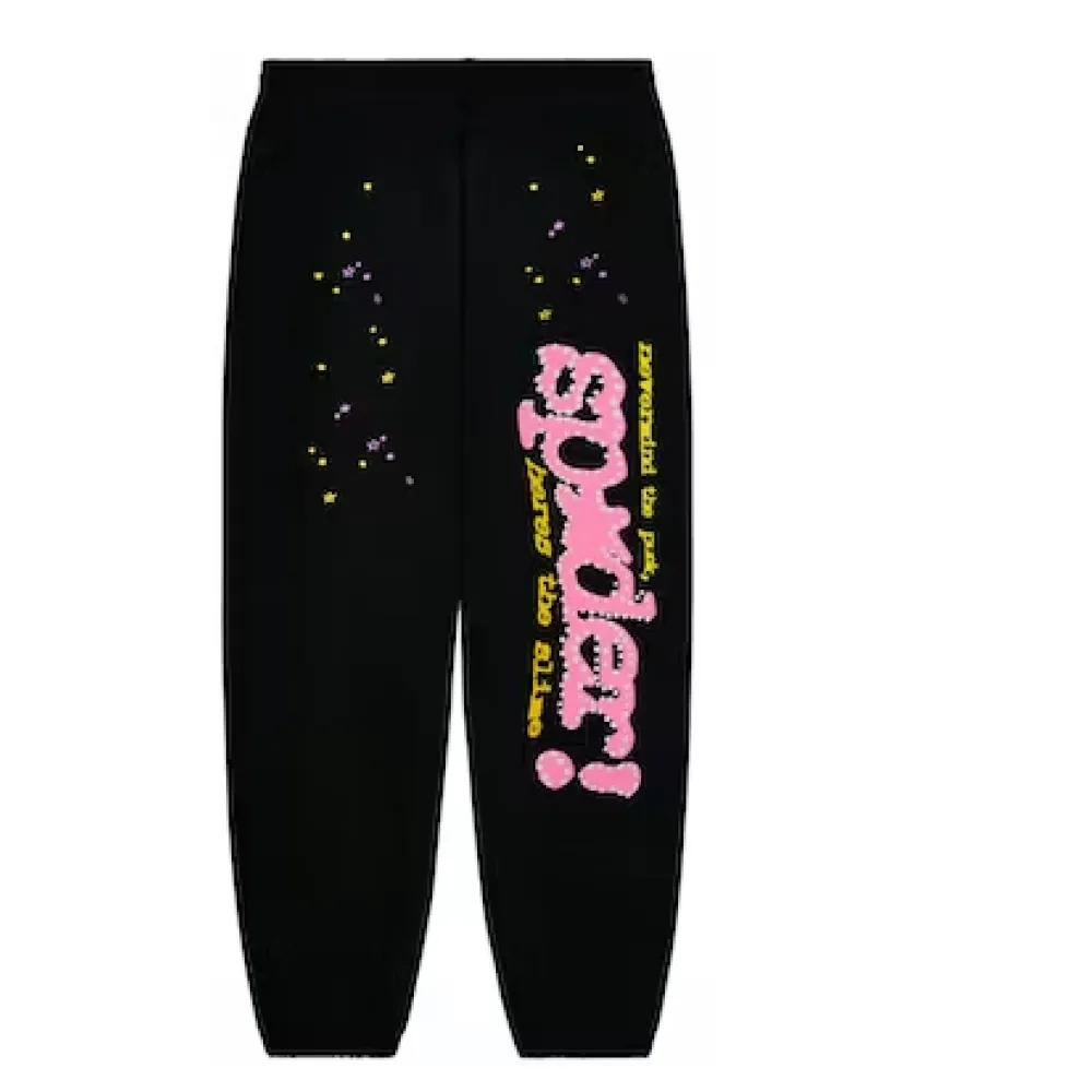 EM Sneakers Sp5der P*NK V2 Sweatpant Black