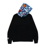 EMSneakers BAPE ABC Camo Shark Pullover Hoodie Black