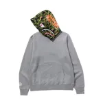 EM Sneakers BAPE ABC Camo Shark Pullover Hoodie Gray