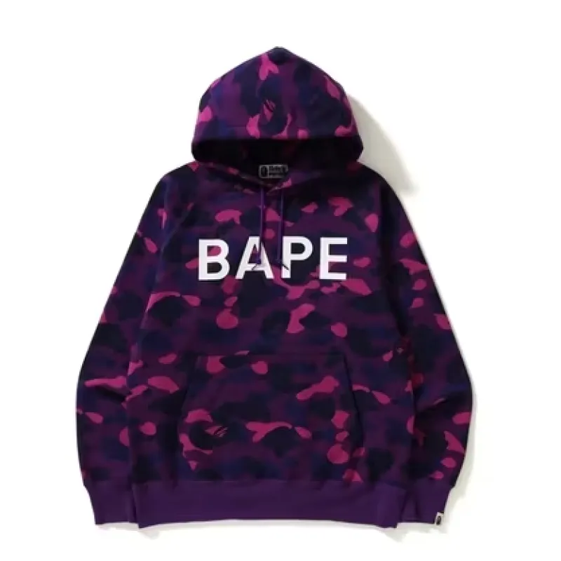 EM Sneakers BAPE Color Camo Pullover Hoodie Purple