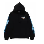 EM Sneakers BAPE Moon Ape Head Pullover Hoodie Black