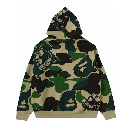 EM Sneakers BAPE x BAYC Camo Pullover Hoodie Green