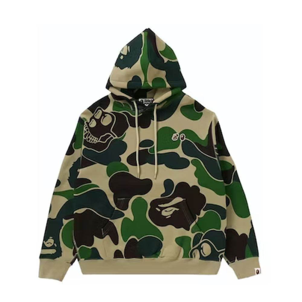 EM Sneakers BAPE x BAYC Camo Pullover Hoodie Green