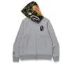 EM Sneakers BAPE x OVO Shark Full Zip Hoodie Grey