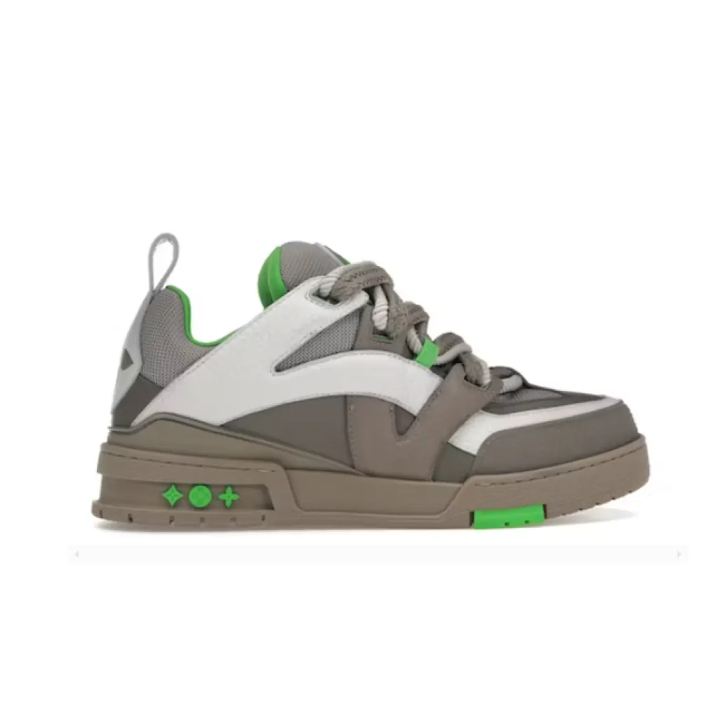 EM Sneakers Louis Vuitton LV Skate Sneaker Grey Green