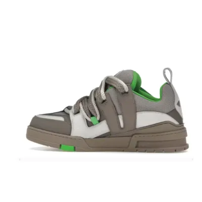 EM Sneakers Louis Vuitton LV Skate Sneaker Grey Green 01