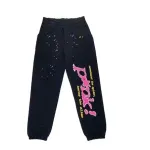 EM Sneakers Sp5der P*NK Sweatpants Black