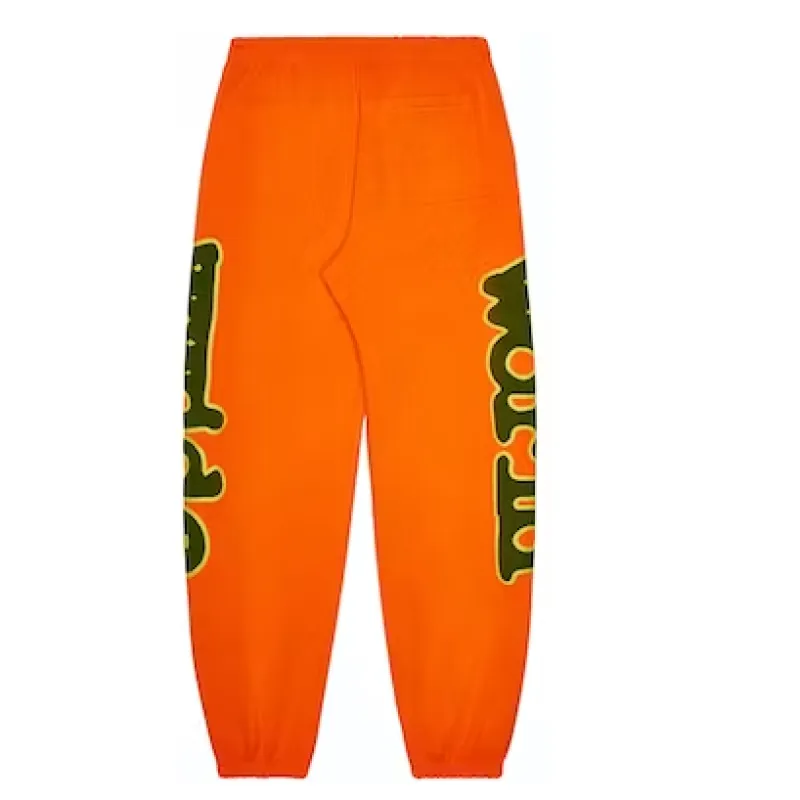 EM Sneakers Sp5der World Beluga Sweatpants Orange