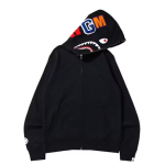 EM Sneakers BAPE Shark Full Zip Hoodie (SS22) Black