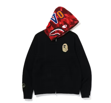 EM Sneakers BAPE x OVO Shark Full Zip Hoodie Black