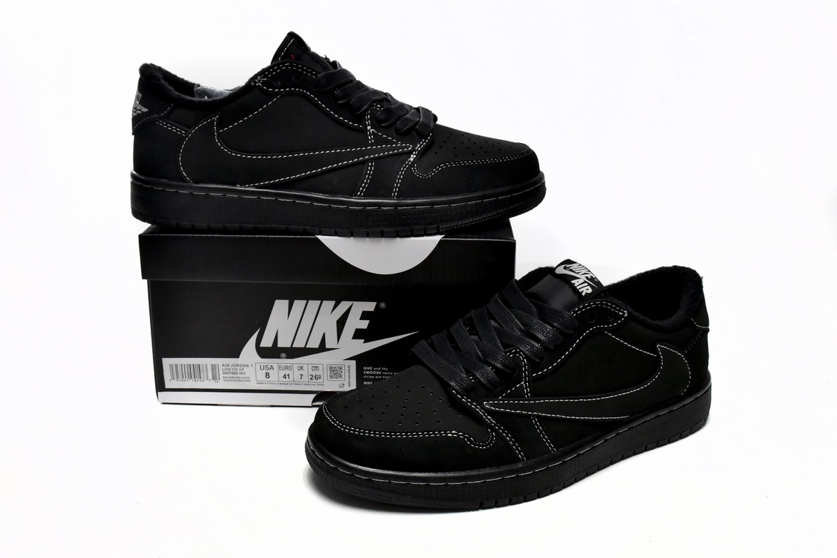  EM Sneakers Jordan 1 Retro Low OG SP Travis Scott Black Phantom