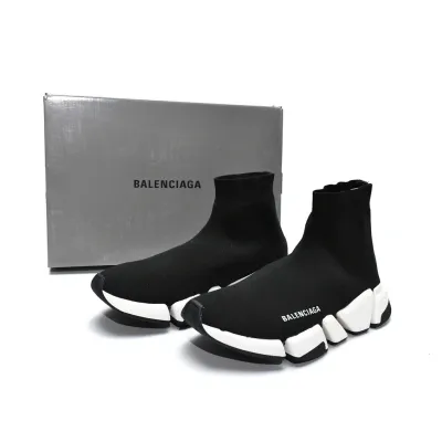 EM Sneakers Balenciaga Speed 2.0 Black White 02