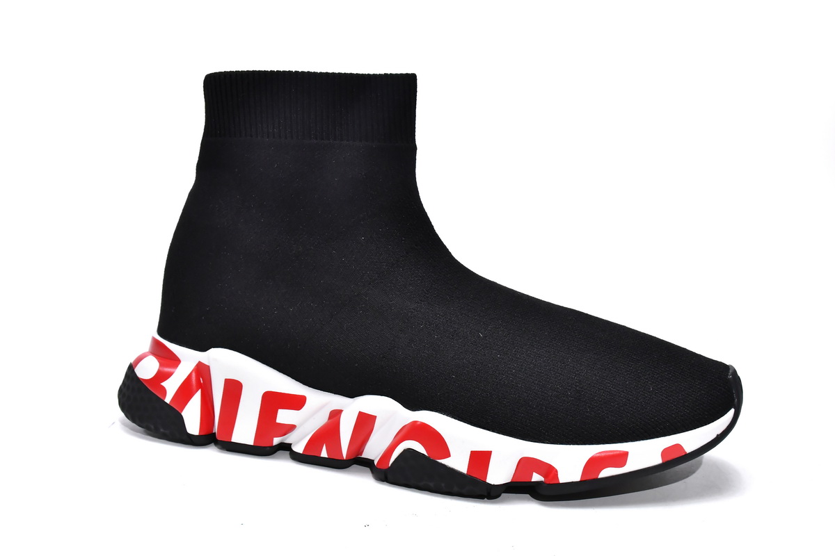 EM Sneakers Balenciaga Speed 2.0 Graffiti Black Red