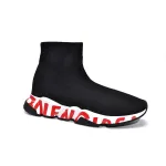 EM Sneakers Balenciaga Speed 2.0 Graffiti Black Red