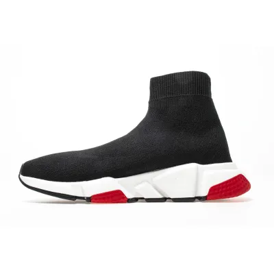 EM Sneakers Balenciaga Speed Trainer Black Red 01