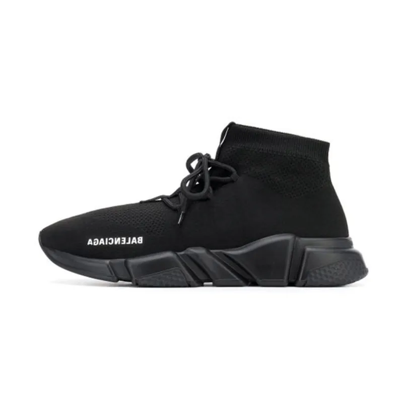 EM Sneakers Balenciaga Speed Trainer Lace Up Black