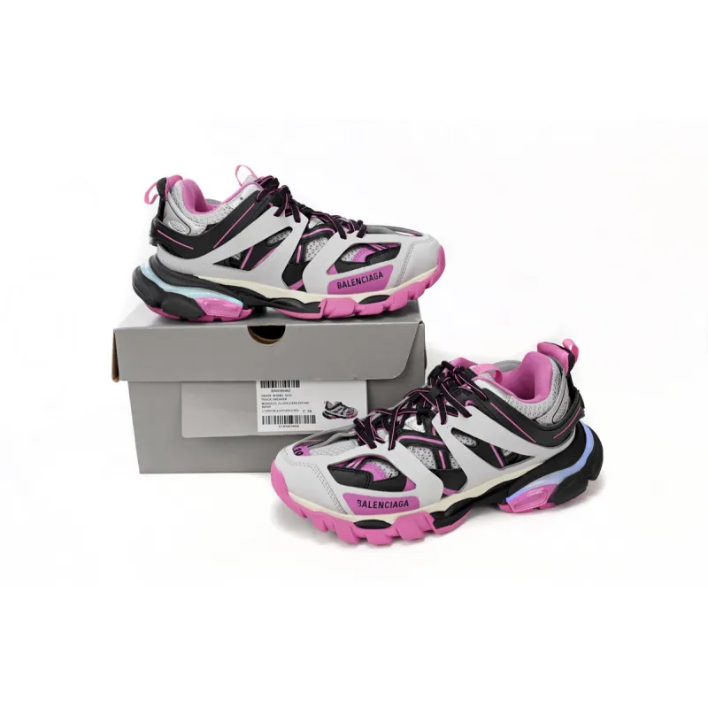 EM Sneakers Balenciaga Track LED Black and White Powder