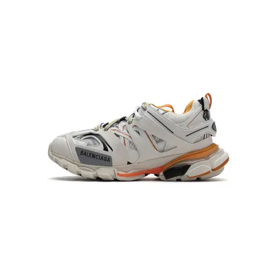 EM Sneakers Balenciaga Track LED White Orange 01