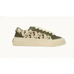 EM Sneakers Dior B33 Sneaker Khaki Smooth Calfskin Oblique Raised Embroidery (Numbered)