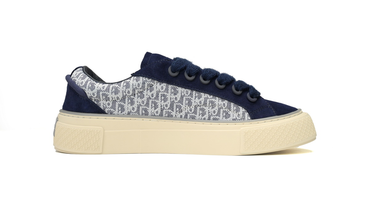 EM Sneakers Dior B33 Sneaker Navy Blue Oblique Jacquard