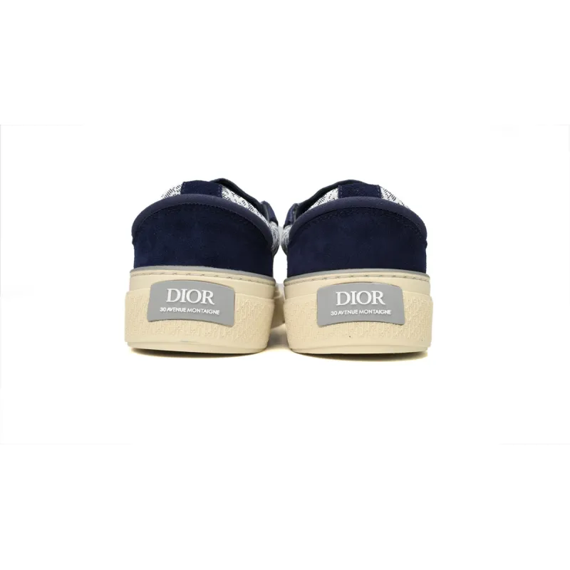EM Sneakers Dior B33 Sneaker Navy Blue Oblique Jacquard