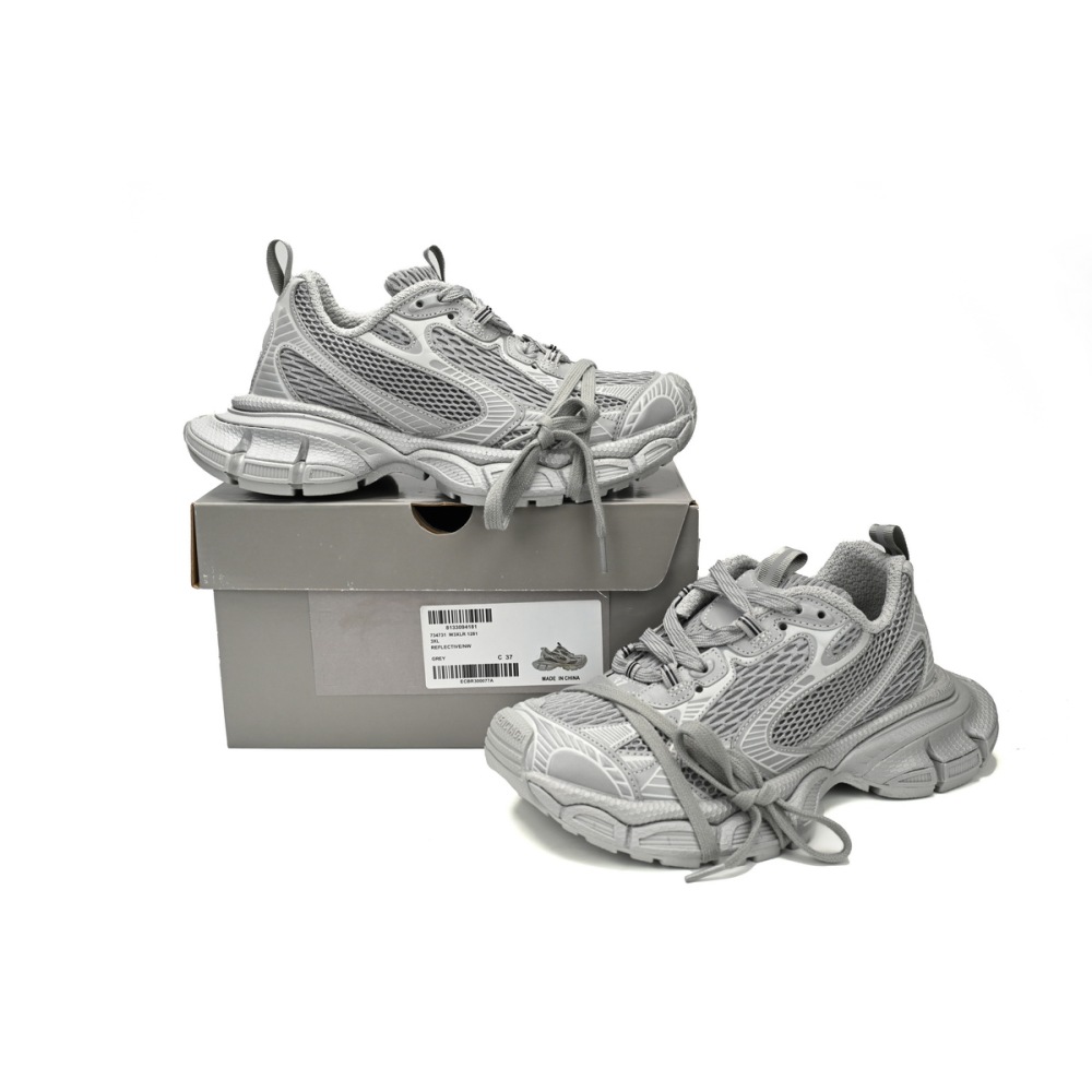 EM Sneakers Balenciaga 3XL Black Gray Reflection