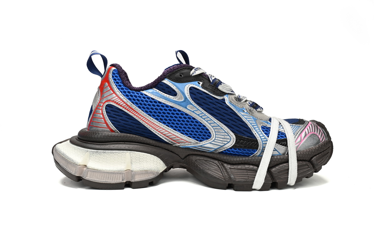 EM Sneakers Balenciaga 3XL Silver Red and Blue