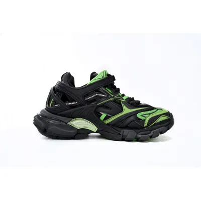 EM Sneakers Balenciaga Track 2 Sneaker Black Green 02