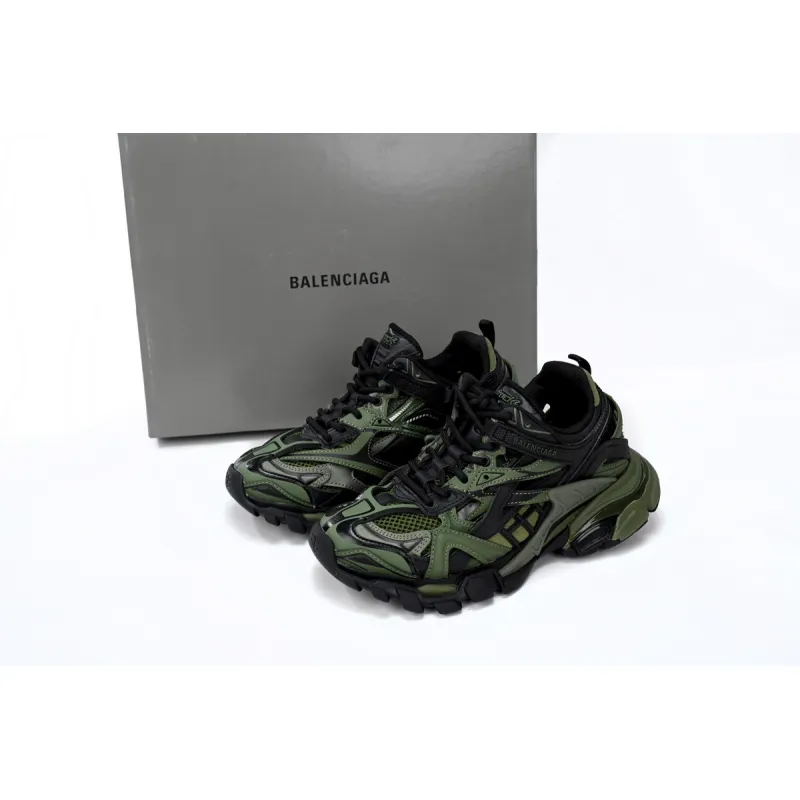 EM Sneakers Balenciaga Track 2 Sneaker Military Black