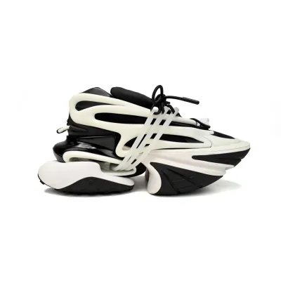 EM Sneakers Balmain Unicorn Low-Top Black White 02