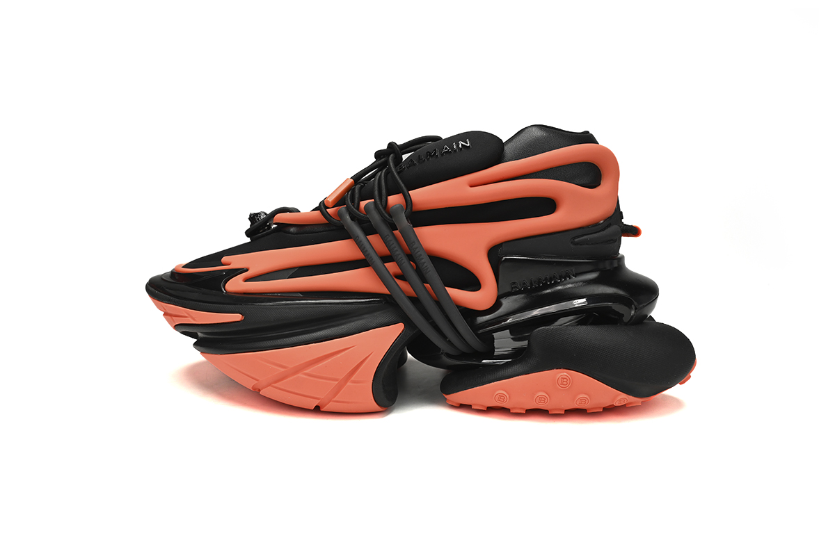 EM Sneakers Balmain Unicorn Low-Top Orange Black