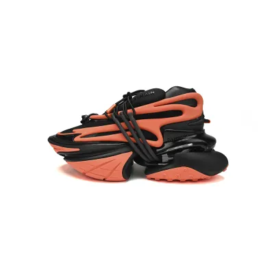 EM Sneakers Balmain Unicorn Low-Top Orange Black 01