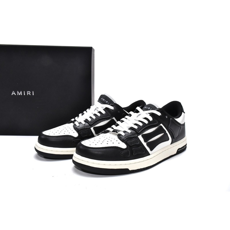 EM Sneakers Amiri Skel Top Low Black White 2021