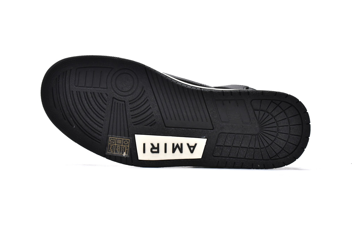 EM Sneakers Amiri Skel Top Low Black White 2021