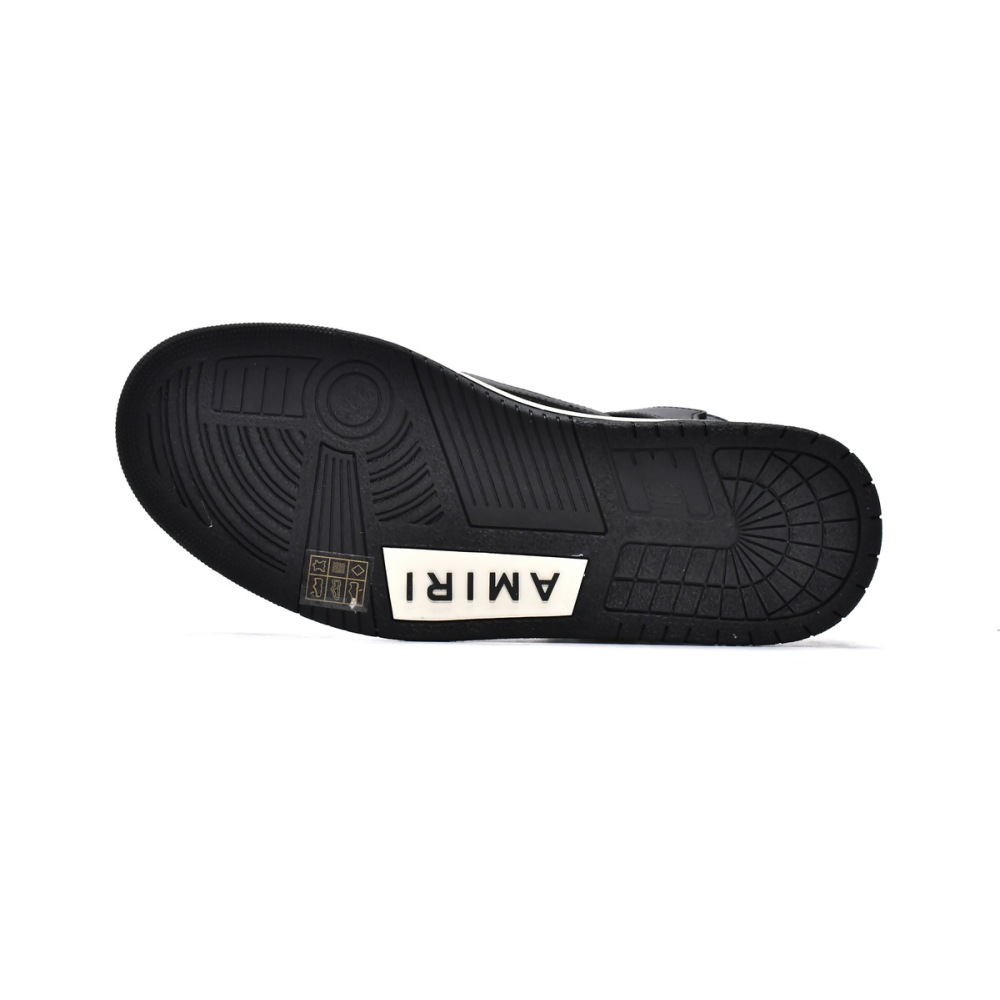 EM Sneakers Amiri Skel Top Low Black White 2021