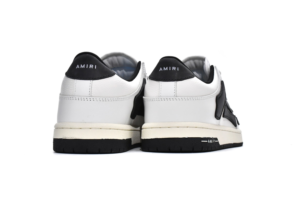EM Sneakers Amiri Skel Top Low Black White
