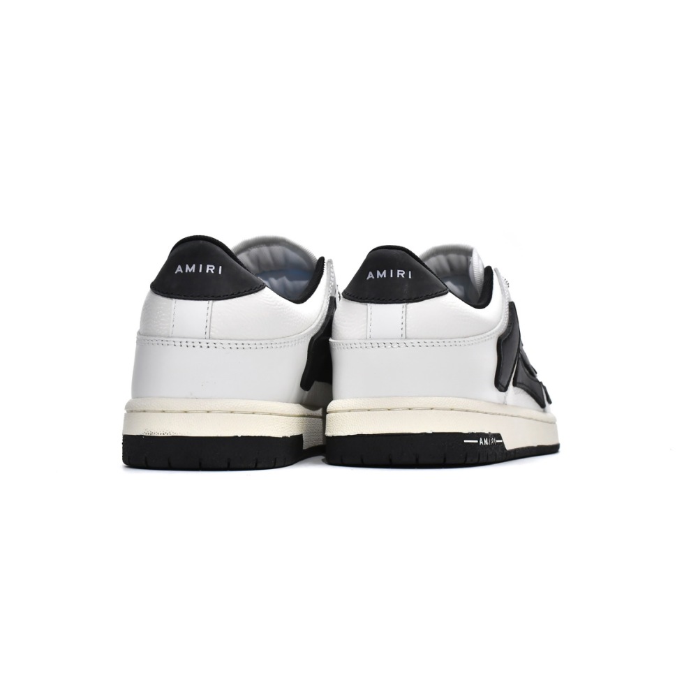 EM Sneakers Amiri Skel Top Low Black White