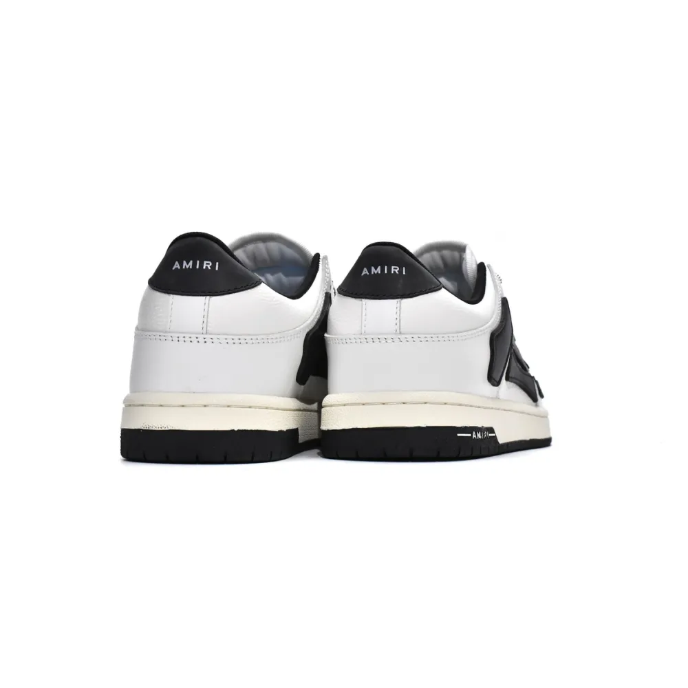 EMSneakers AMIRI Skel Top Low Black White