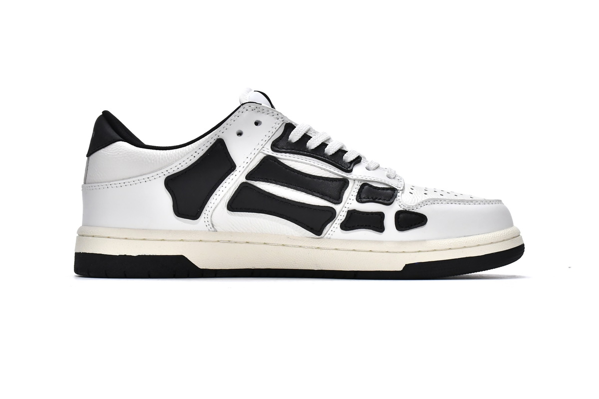 EM Sneakers Amiri Skel Top Low Black White