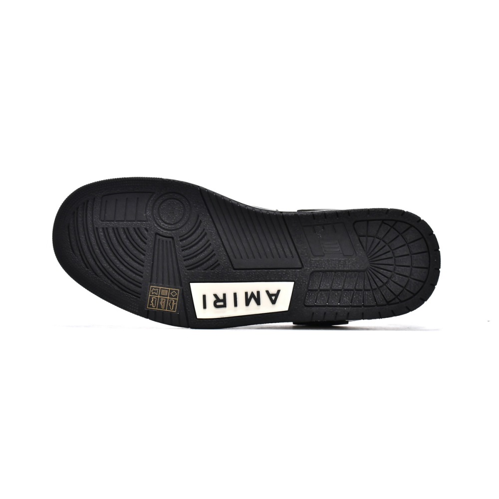 EM Sneakers Amiri Skel Top Low Black White