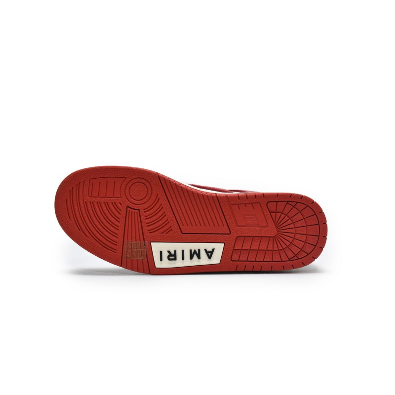 EM Sneakers Amiri Skel Top Low Whtie Red