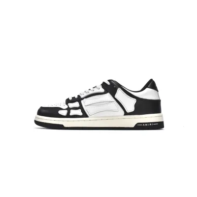 EMSneakers AMIRI Skel Top Low White Black 01