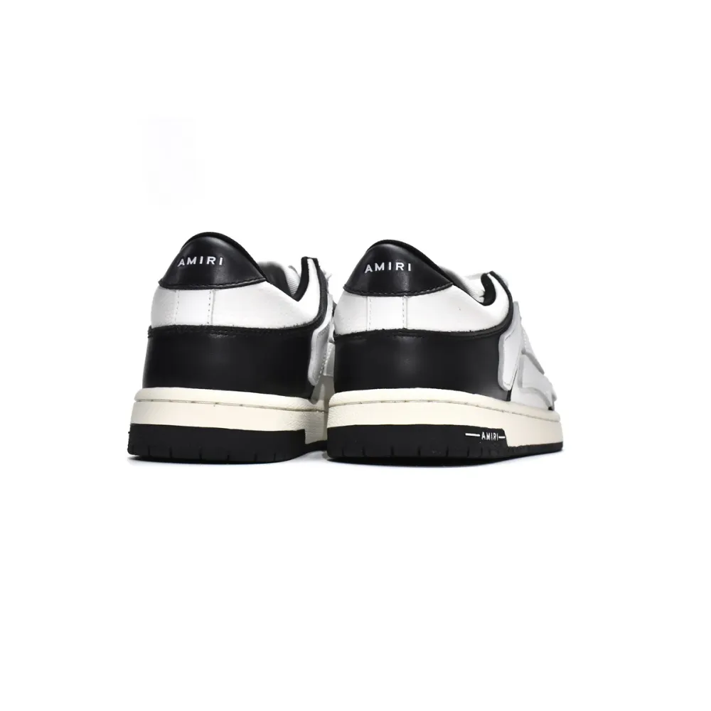EMSneakers AMIRI Skel Top Low White Black