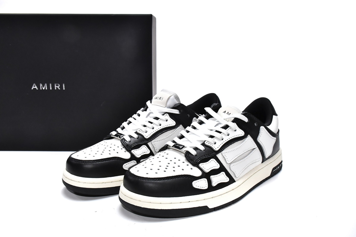 EM Sneakers Amiri Skel Top Low White Black