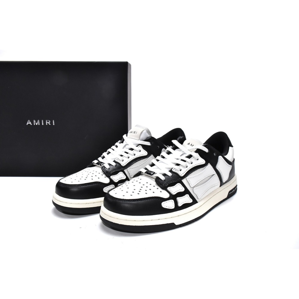 EM Sneakers Amiri Skel Top Low White Black
